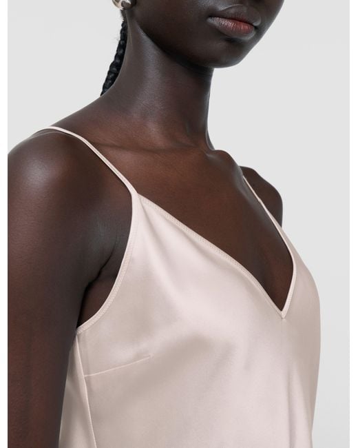 Joseph Pink Clea Silk Satin Camisole