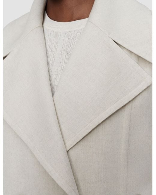 Joseph Natural Menas Light Double Face Wool Jacket