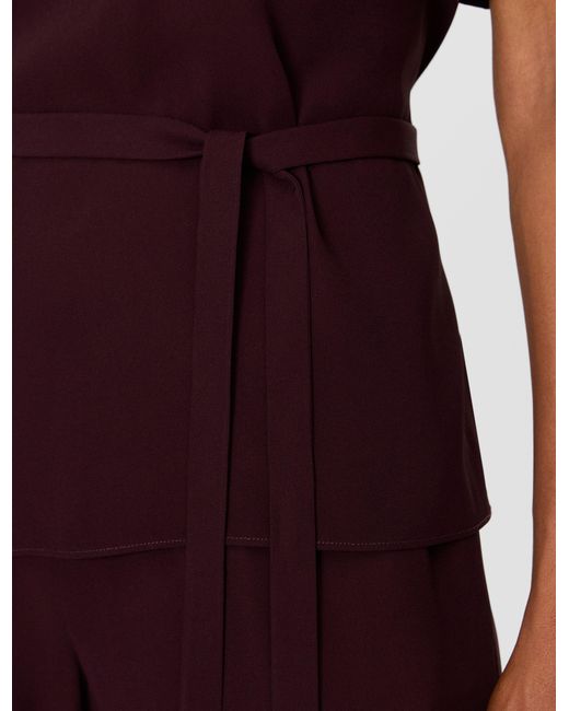 Joseph Red Atheris Crepe Blouse