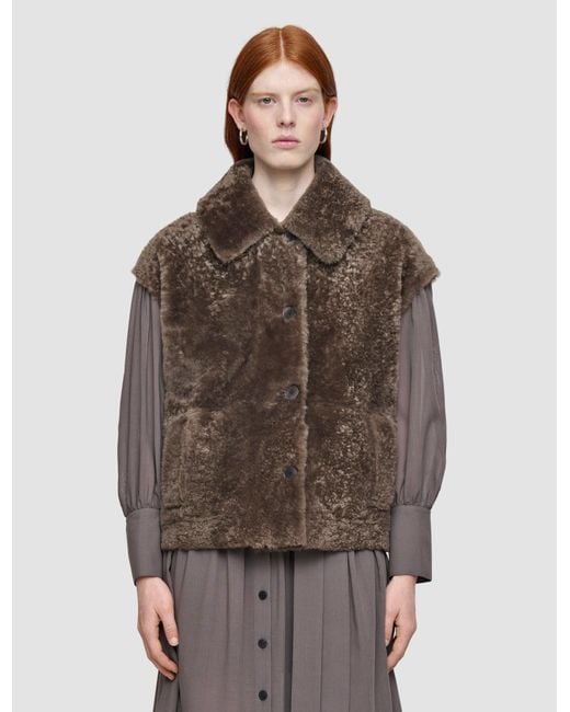 Joseph Brown Molin Reversible Shearling Gilet
