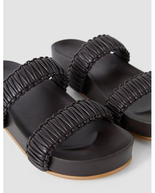 Joseph White Isha Braided Leather Sandals