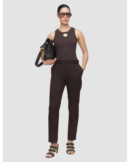 Joseph Brown Coleman Long Light Cotton Trousers