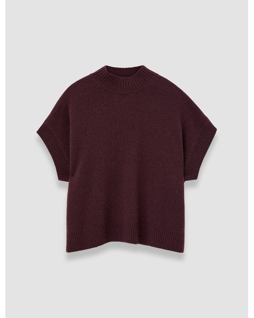 Joseph Purple Luxe Cashmere Top