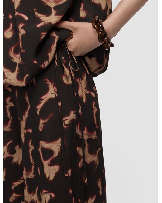 Joseph White Phoebe Tortoiseshell Crepe Blouse