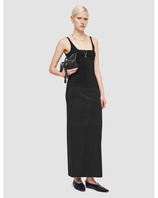 Joseph Black Milano Knit Stretch Vest Top