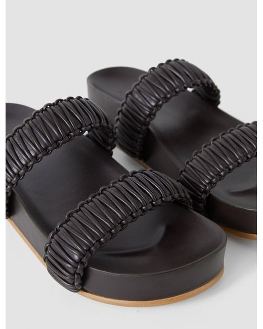 Joseph White Isha Braided Leather Sandals
