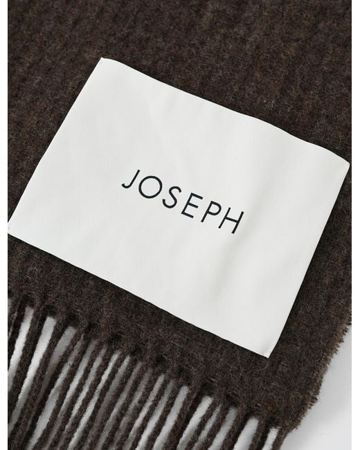 Joseph Brown Flora Waffle Wool Scarf