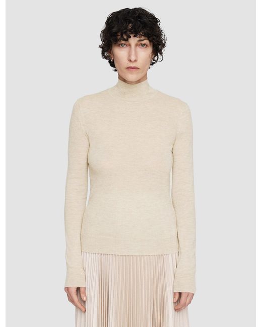 Joseph White Cashair High Neck Jumper