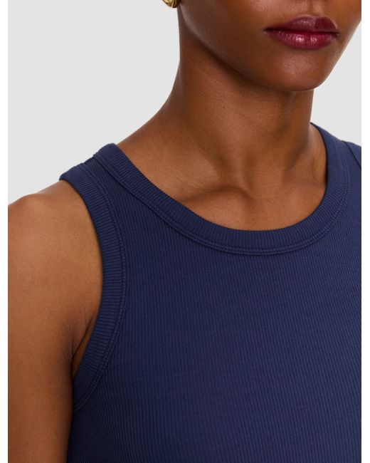 Joseph Blue Yeux Cotton Rib Vest