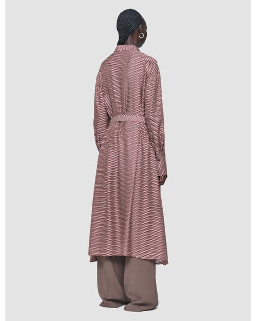 Joseph Pink Orlan Printed Silk Blend Dress