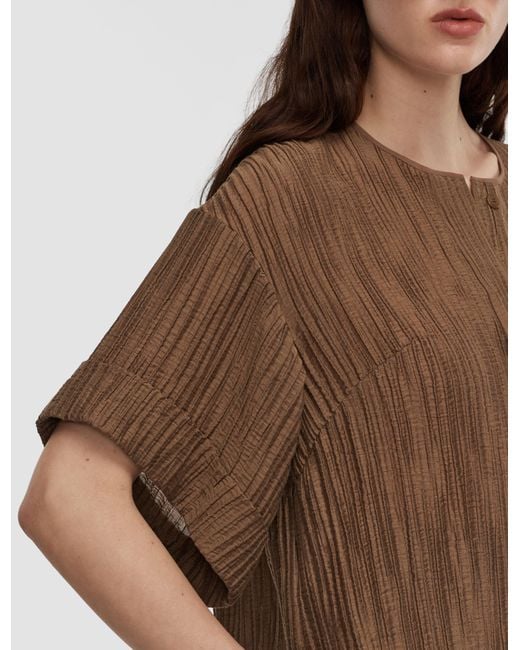 Joseph Brown Yani Fluid Crinkle Blouse