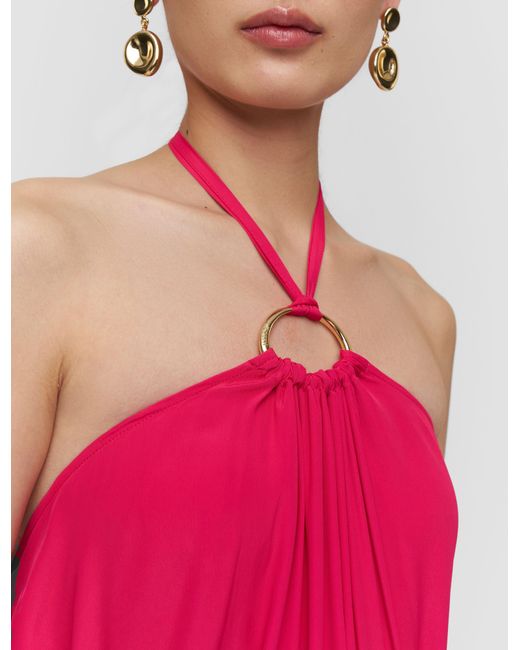 Robe Zuzi En Crêpe Mélangé De Soie Joseph en coloris Pink