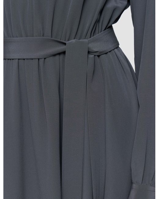 Joseph Blue Severin Crepe De Chine Silk Dress