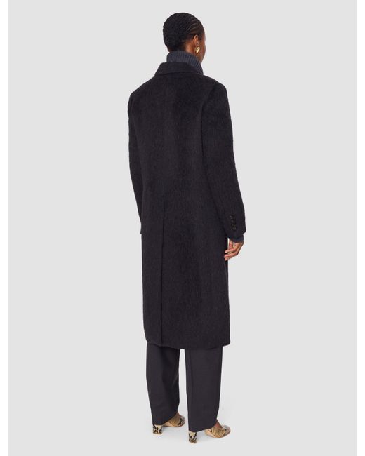 Joseph Black Laia Alpaca Wool Coat