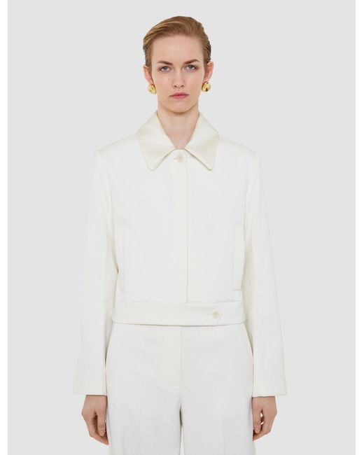 Joseph White Abbe Tailored Crepe Jacket