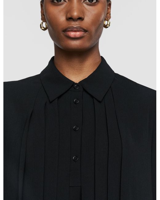 Joseph Black Antin Airy Plissé Blouse