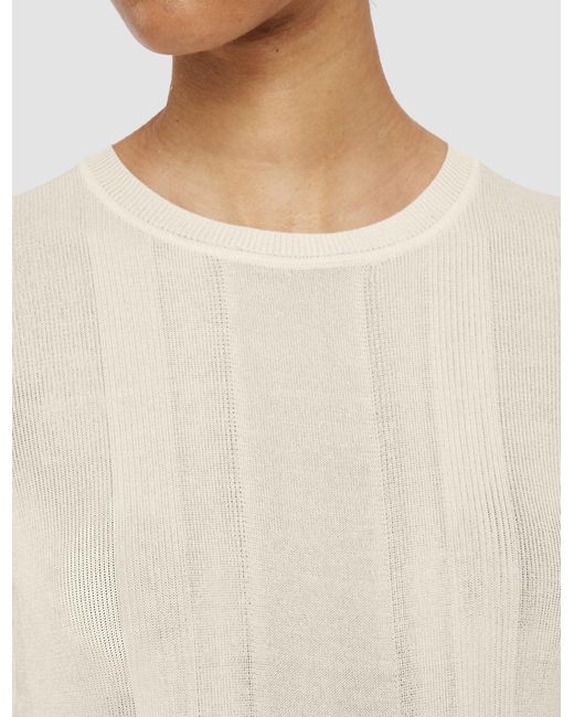 Joseph White Crisp Rayon Top