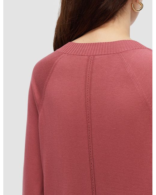 Joseph Pink Gallow Superfine Silk Jumper