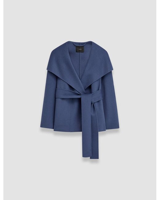 Joseph Blue Adrienne Double Face Cashmere Jacket