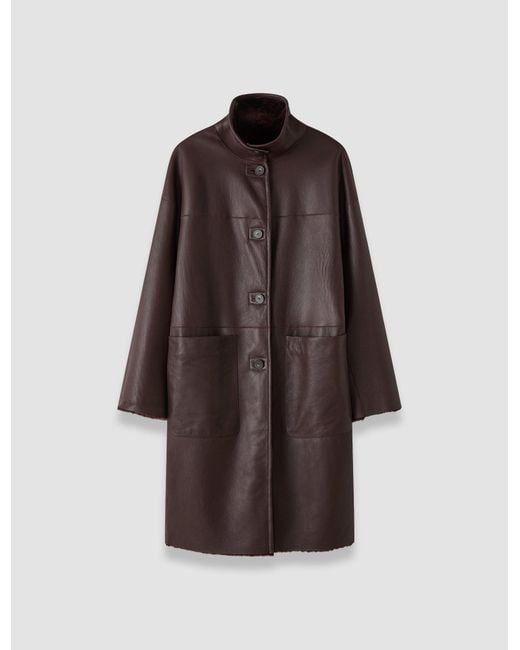 Joseph Brown Ari Reversible Natural Shearling Coat