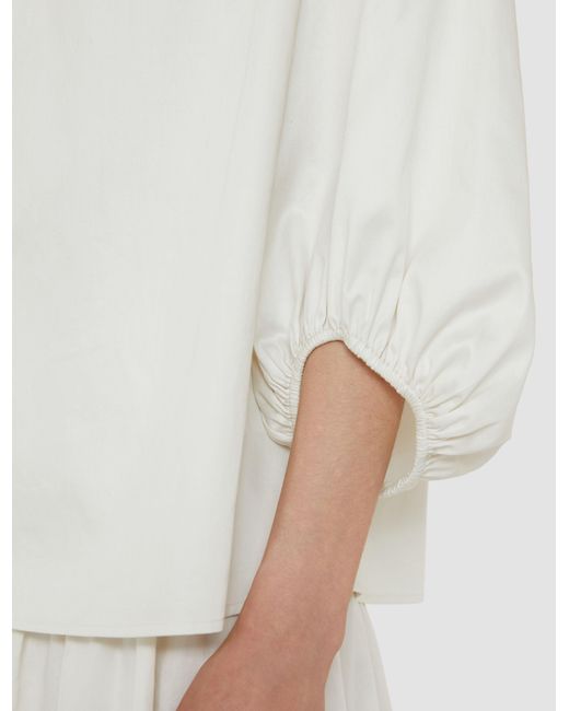 Joseph White Godin Cotton Sateen Blouse