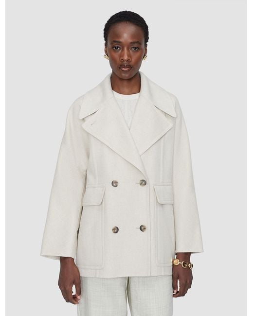 Joseph Natural Menas Light Double Face Wool Jacket