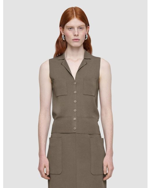 Joseph Brown Milano Knit Stretch Vest