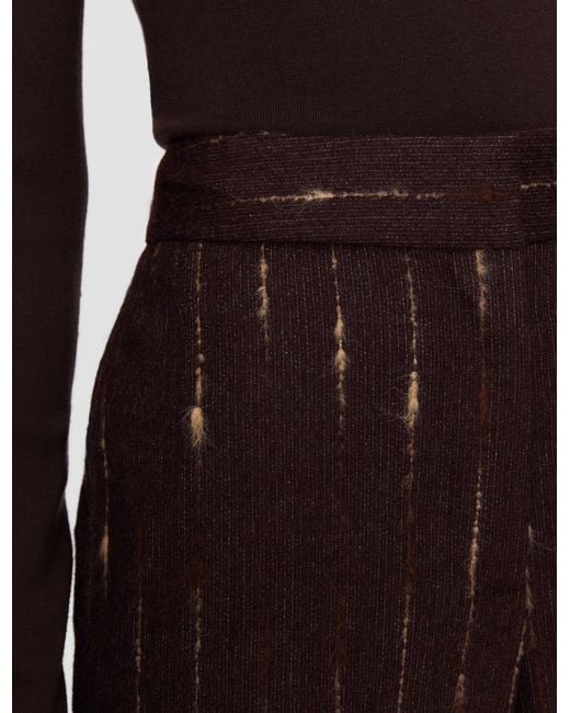 Joseph Brown Isotta Slub Wool Trousers