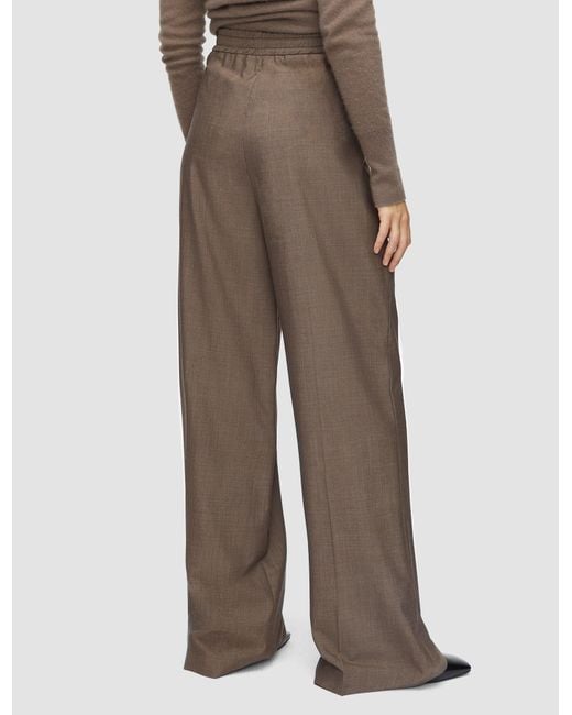 Joseph Natural Alanel Light Wool Tailoring Trousers