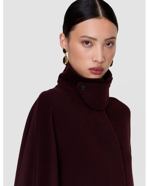Joseph Purple Chapel Wool Blend Coat