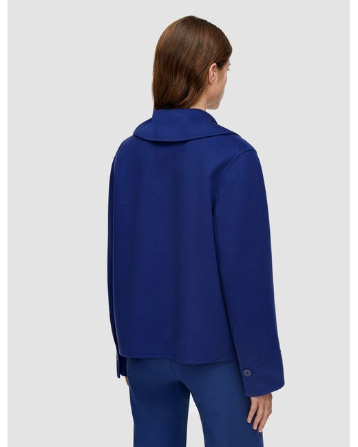 Joseph Blue Rollet Light Double Face Wool Jacket