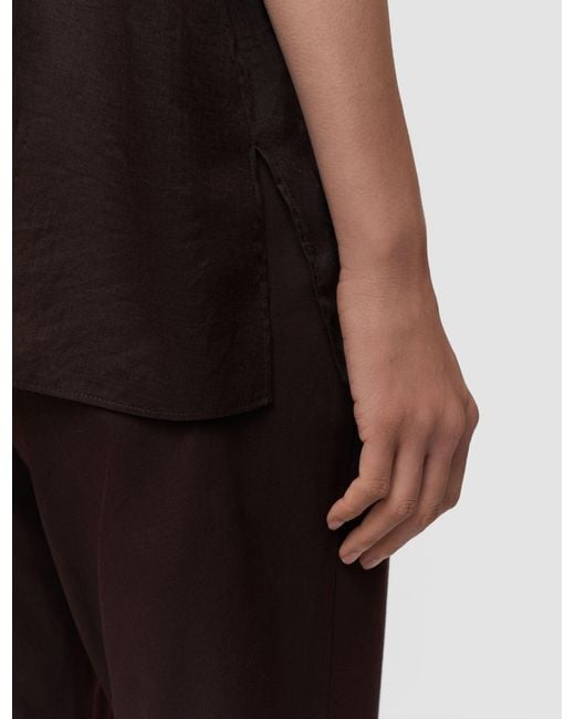 Joseph Brown Justi Ramie Voile Shirt