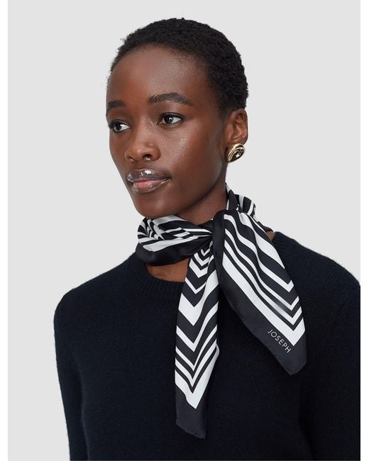 Joseph Black Zenza Large Silk Scarf
