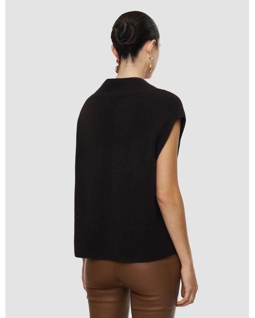 Joseph Black Mena Pure Cashmere Vest