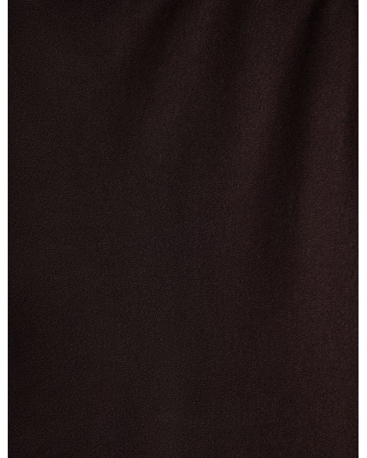 Joseph Purple Yukio Gabardine Stretch Trousers