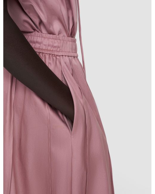 Joseph Pink Manar Cotton Sateen Skirt