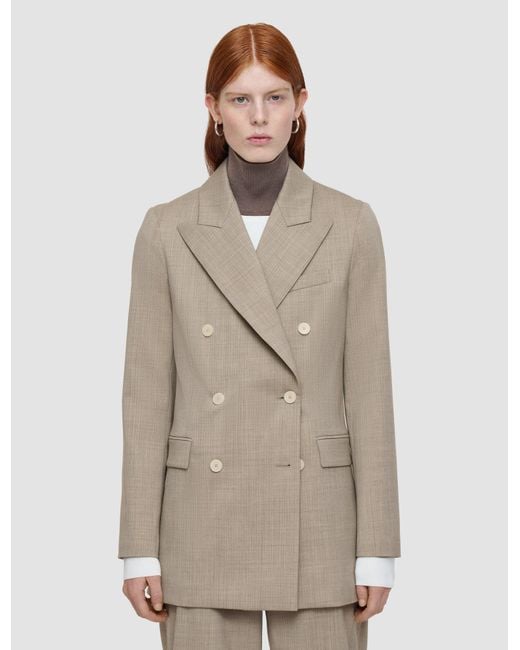 Joseph Natural Valery Melange Wool Jacket