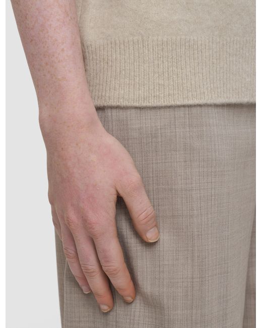 Joseph Natural Brushed Cashmere Vest