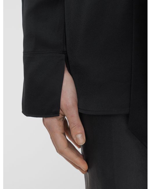 Joseph Black Adele Light Crepe Blouse