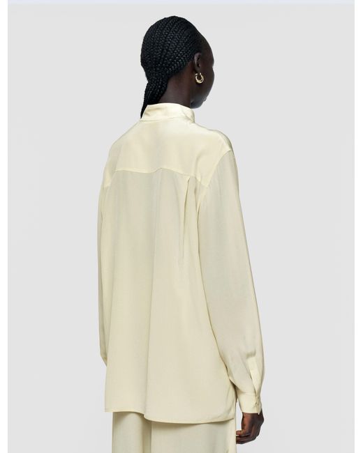 Joseph White Lamy Crepe De Soie Silk Jacket