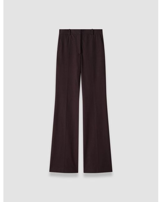 Joseph Purple Tafira Gabardine Stretch Trousers