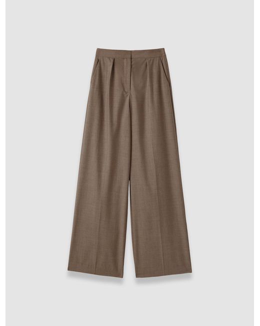 Joseph Natural Alanel Light Wool Tailoring Trousers