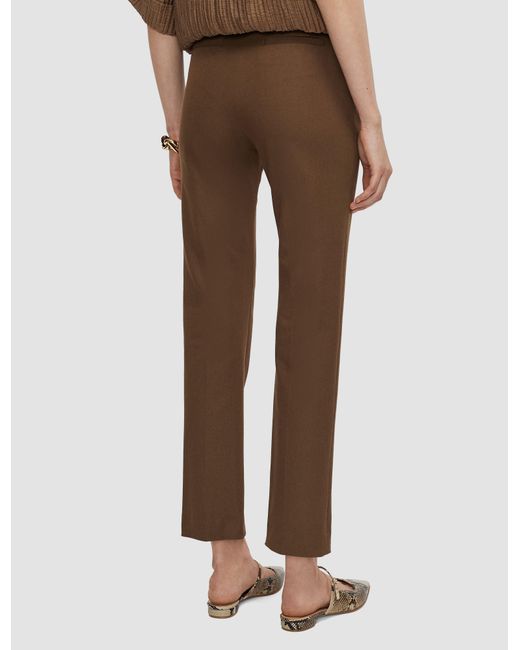 Joseph Natural Coleman Long Gabardine Stretch Trousers