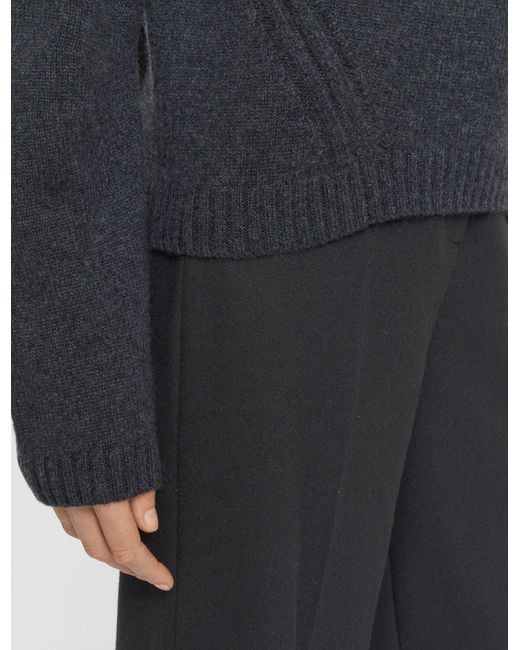 Joseph Blue Luxe Cashmere High Neck Jumper