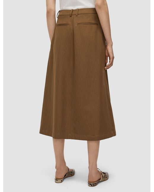 Joseph Brown Kharis Cotton Twill Skirt