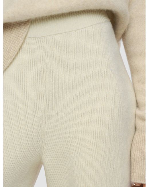 Joseph White Soft Merino Wool Culottes
