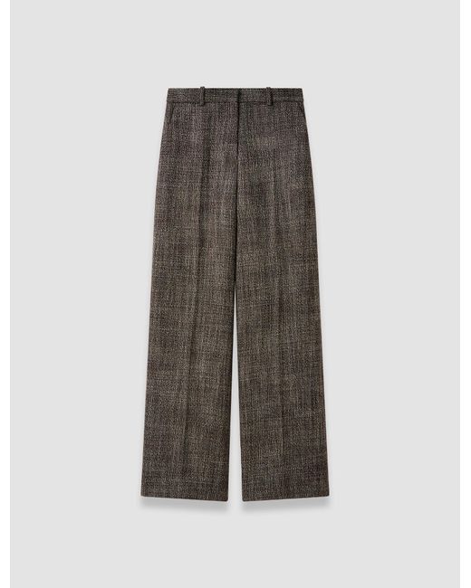 Joseph Gray Hawley Textured Tailoring Wool Trousers