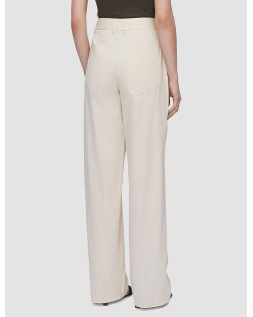 Joseph White Jaber Light Cotton Trousers