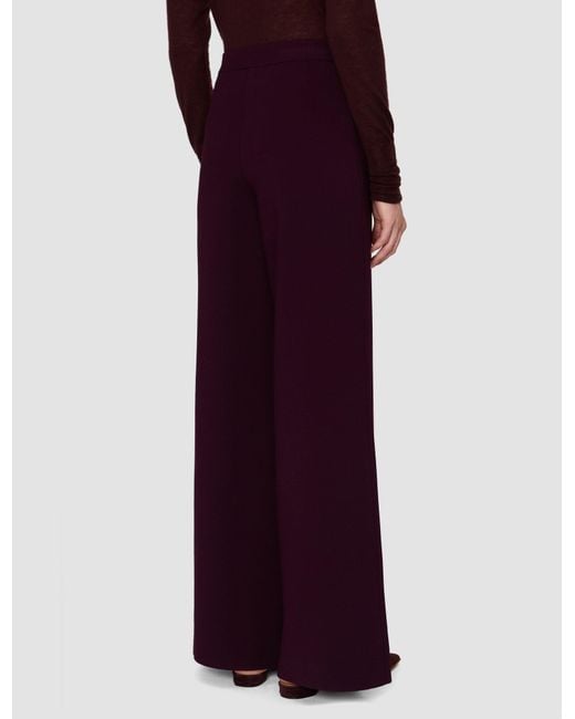 Joseph Purple Benita Compact Milano Trousers