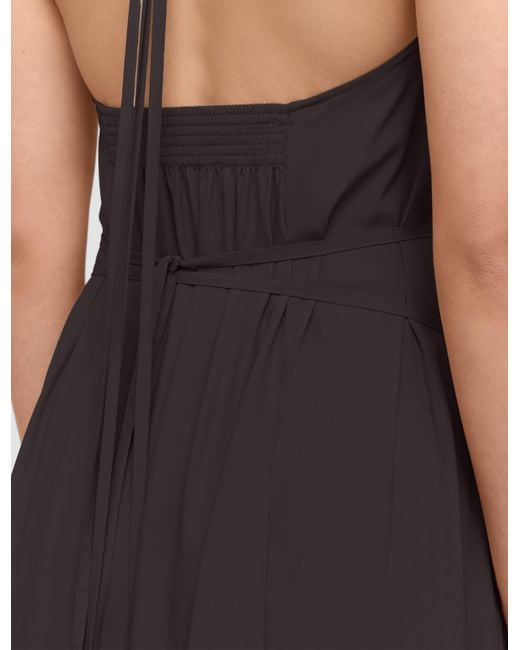 Robe Zuzi En Crêpe Mélangé De Soie Joseph en coloris Brown